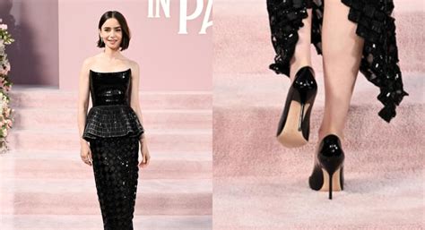 lily collins insta|Lily Collins In Gianvito Rossi Flats for ‘Emily in Paris’ Part 2 .